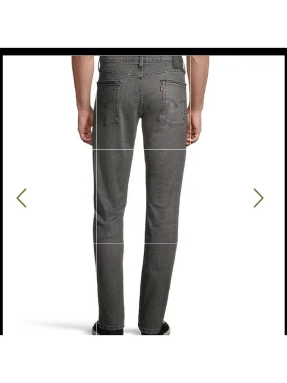 Levis 511 red tab grey wash slim fit jeans
